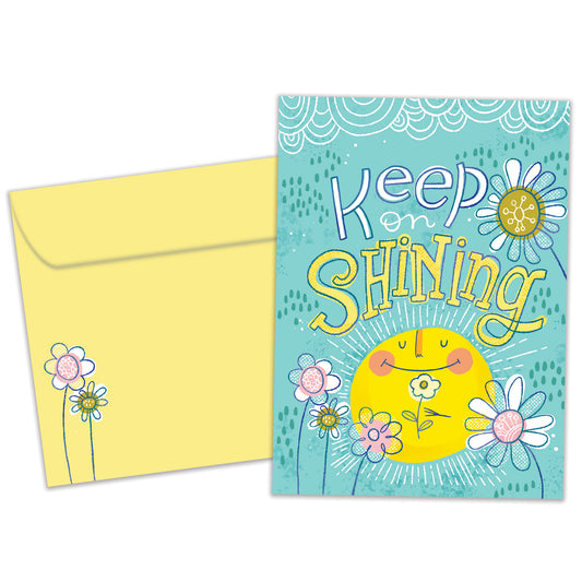 Keep On Shining Thinking of You Card