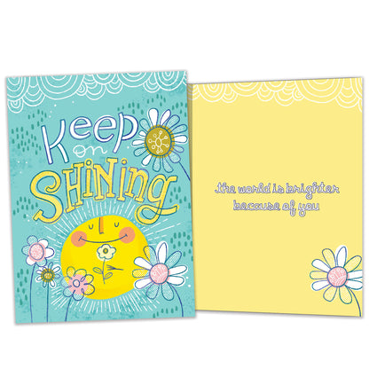 Keep On Shining Thinking of You Card
