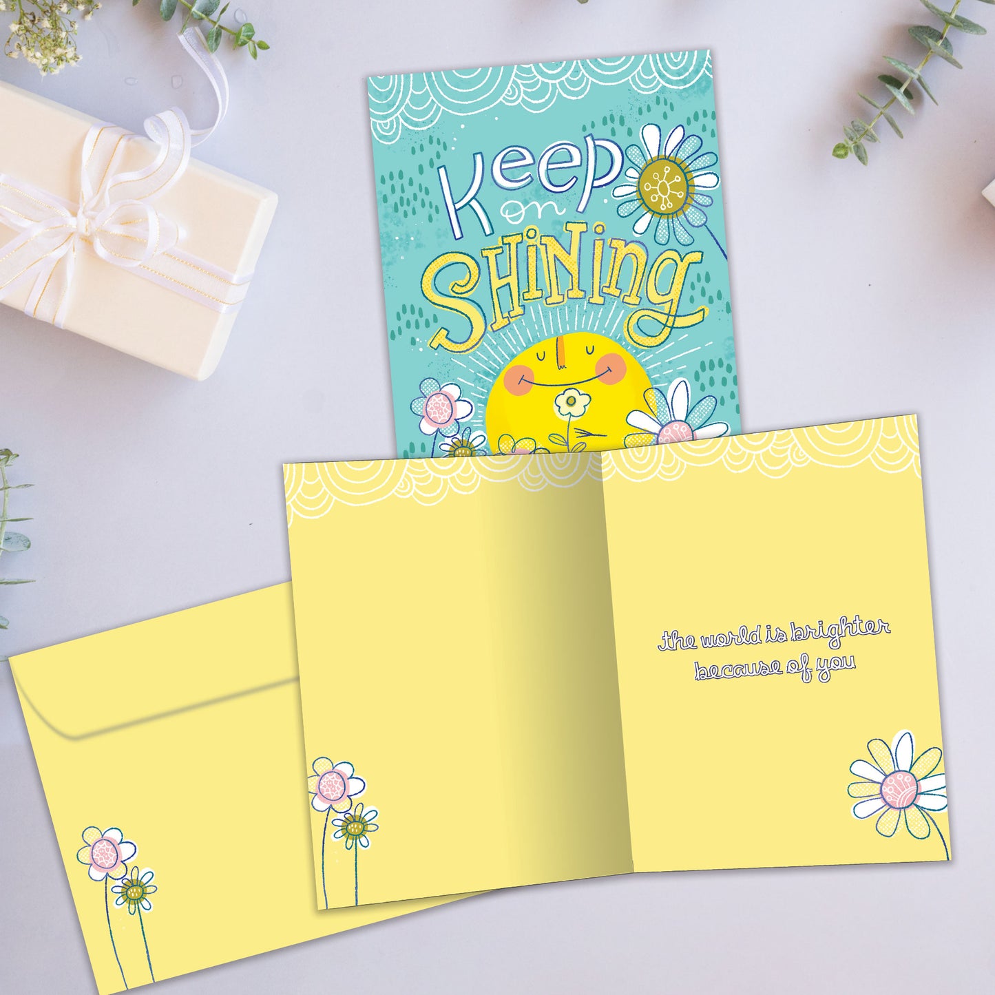 Keep On Shining Thinking of You Card