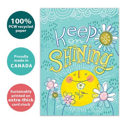Keep On Shining Thinking of You Card