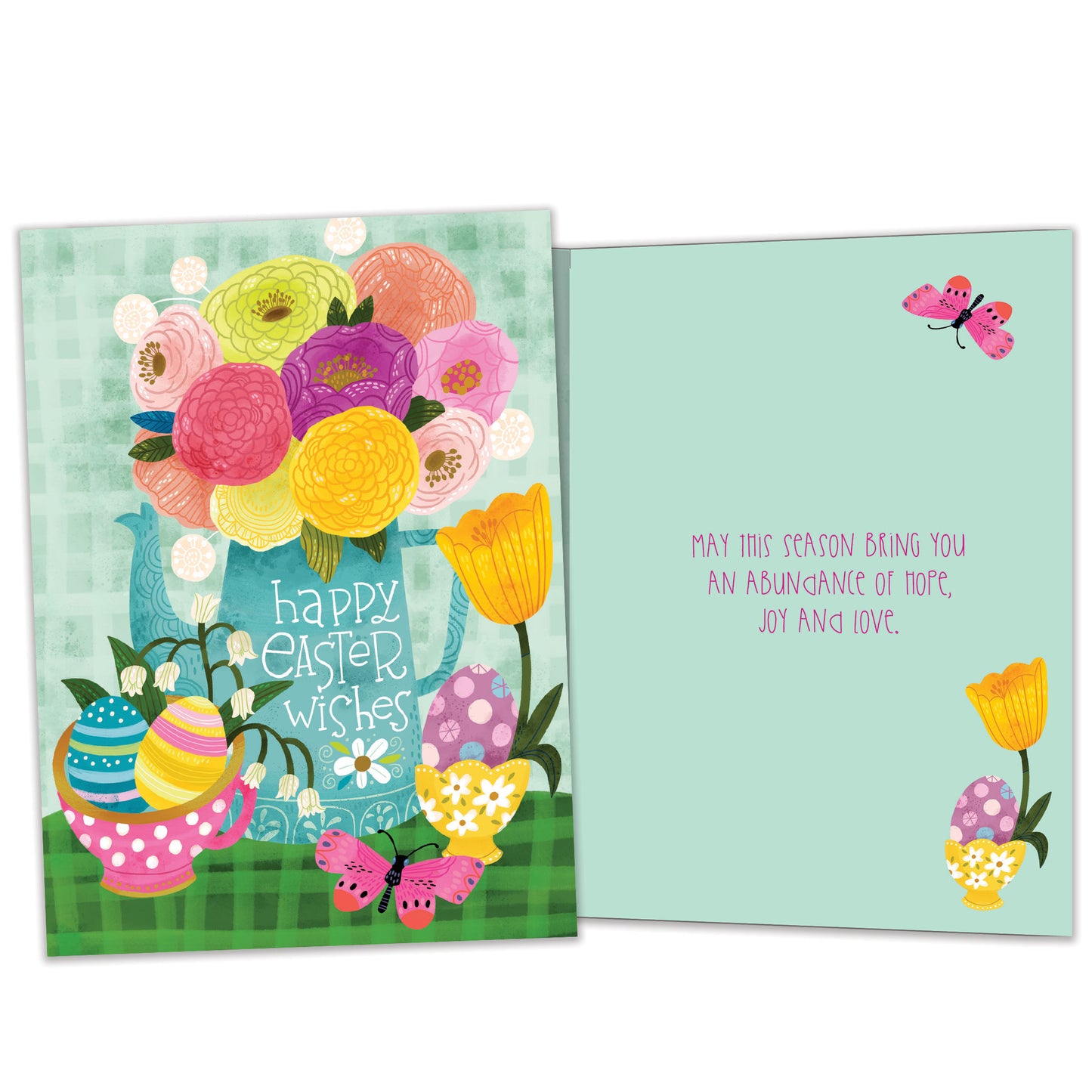 Hope Love And Joy Easter Card
