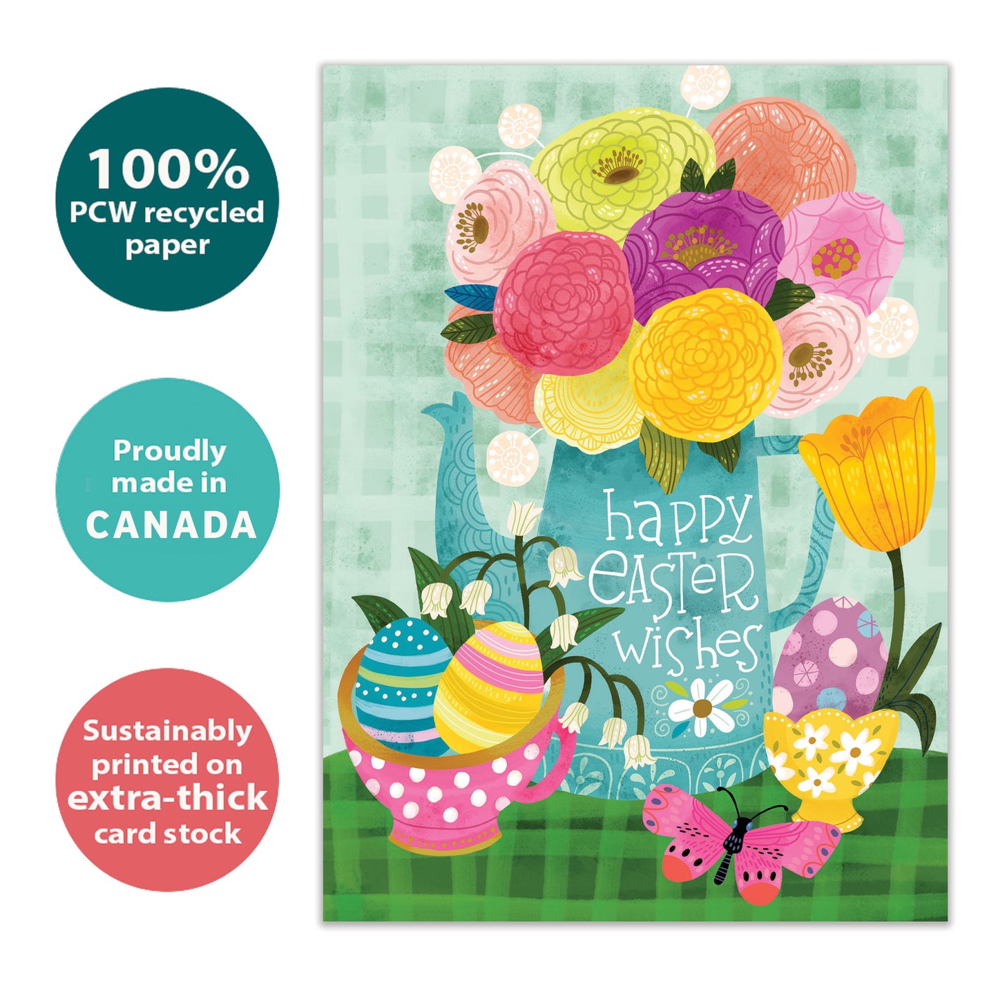Hope Love And Joy Easter Card