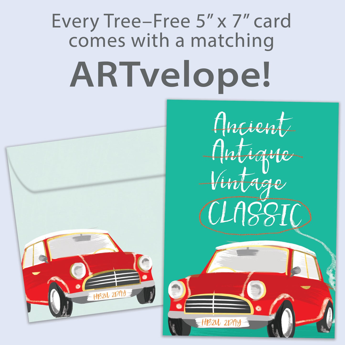 Classic Car Birthday Card