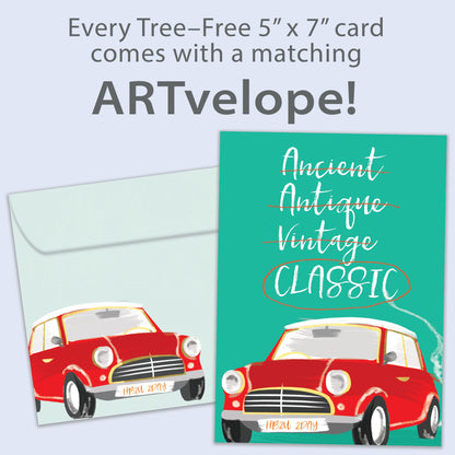 Classic Car Birthday Card
