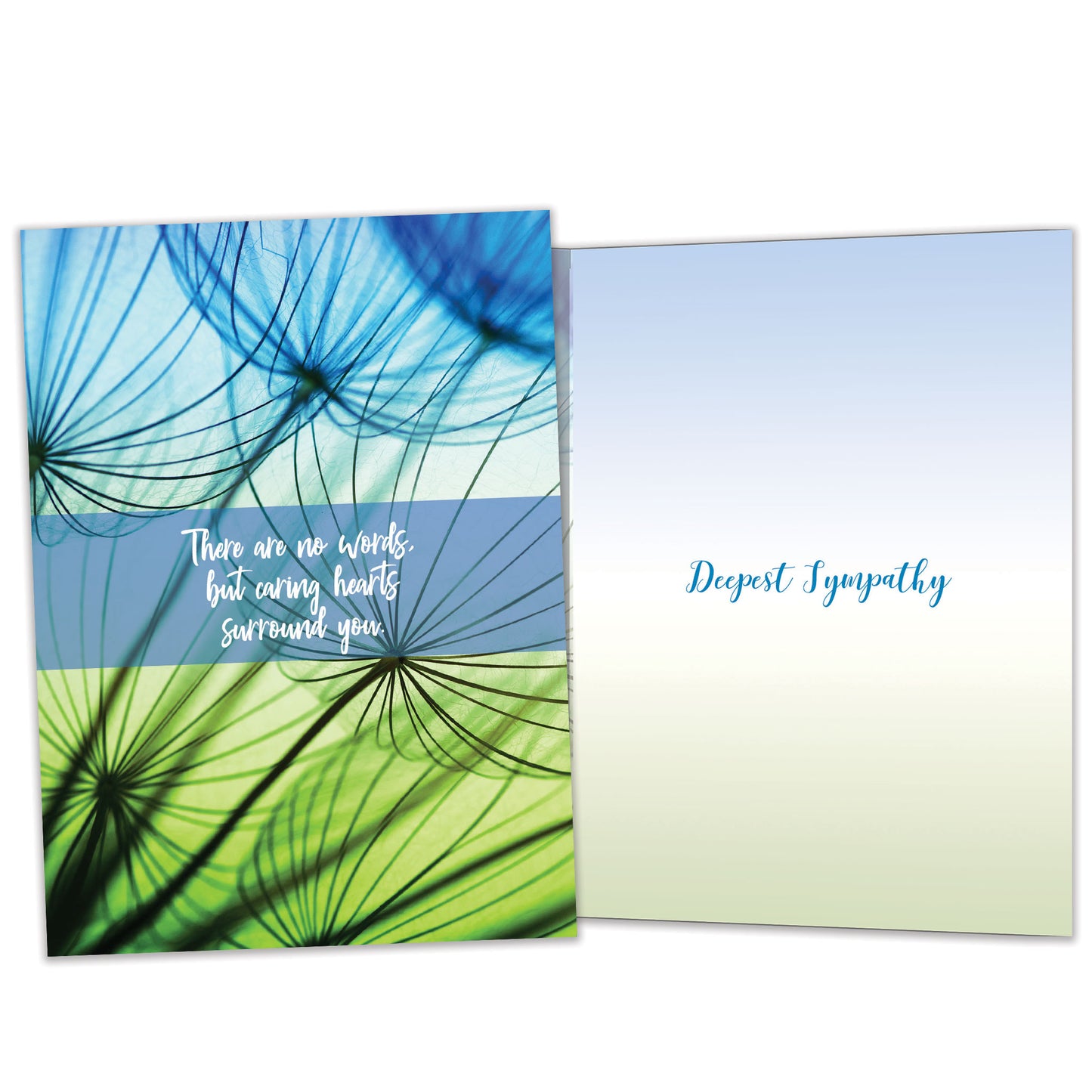 Caring Hearts Surround You Sympathy Card