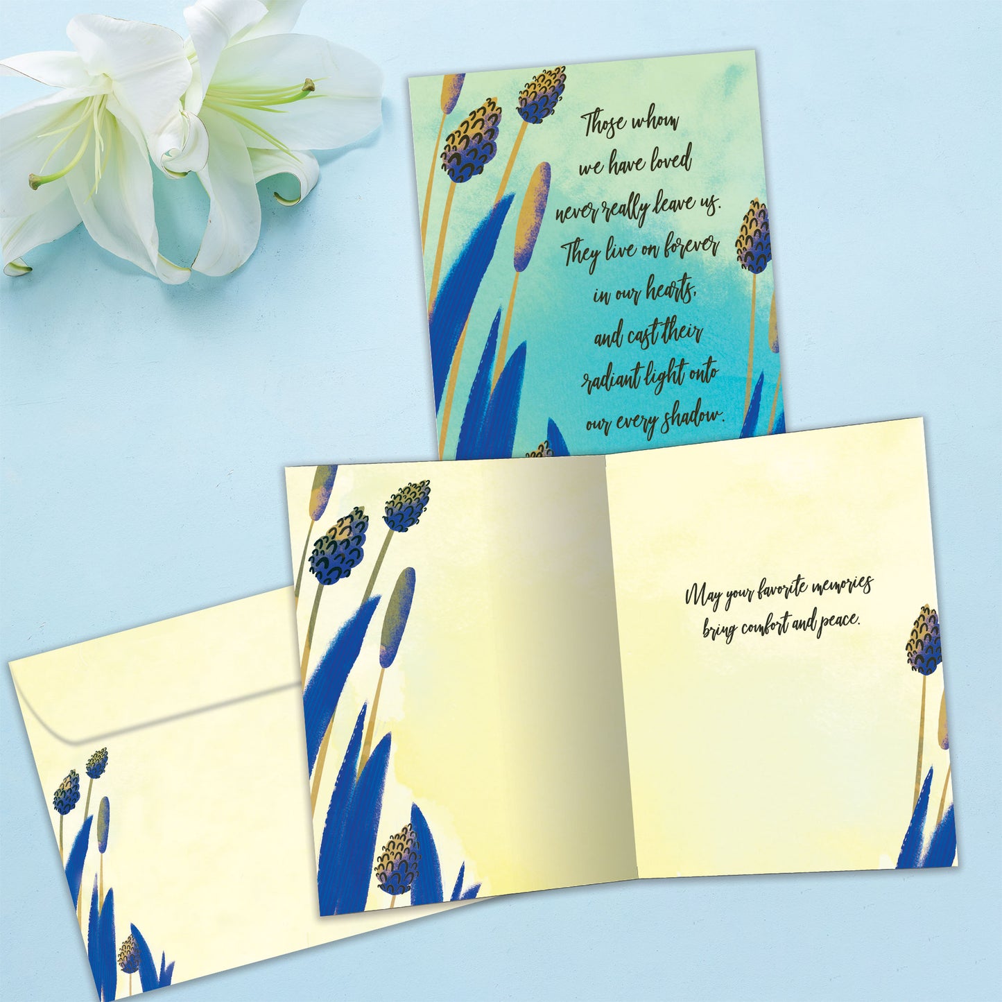 Loved Ones Never Leave Us Sympathy Card