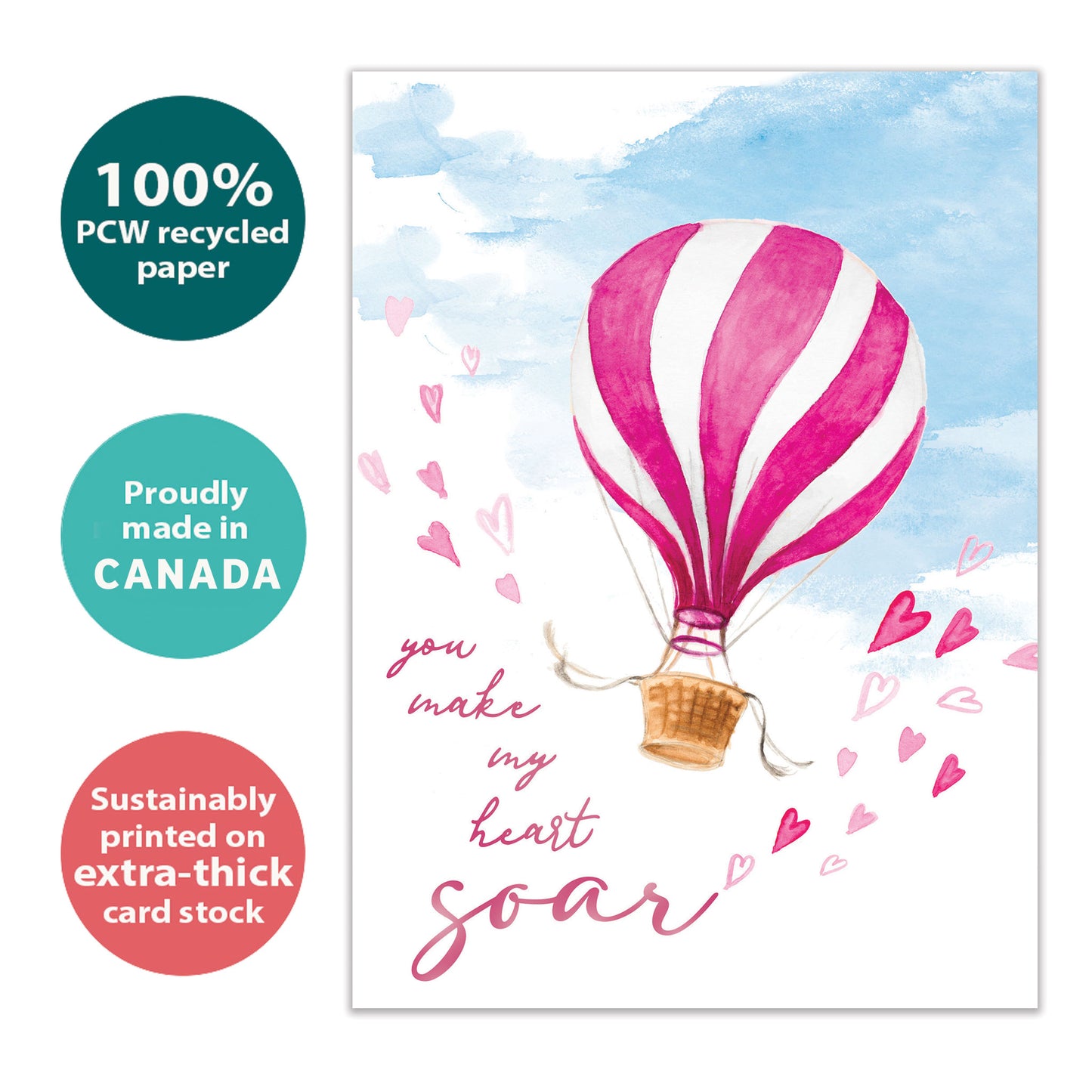 Heart Soar Valentine’s Day Card