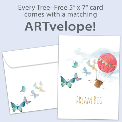 Dream Big Balloons Birthday Card