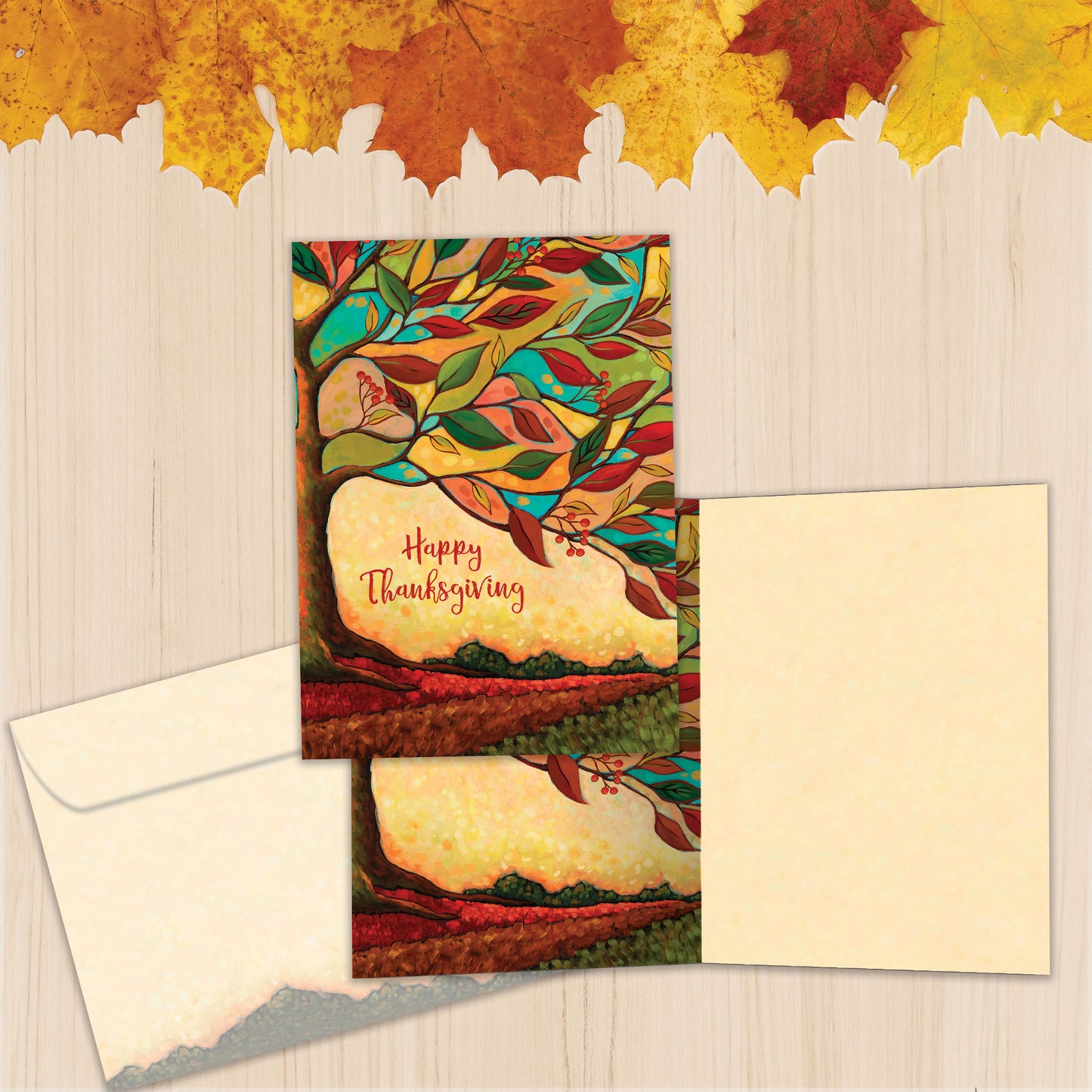 Fall Colors Thanksgiving Card