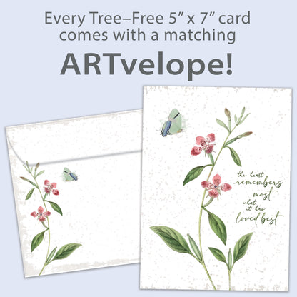 The Heart Remembers Sympathy Card