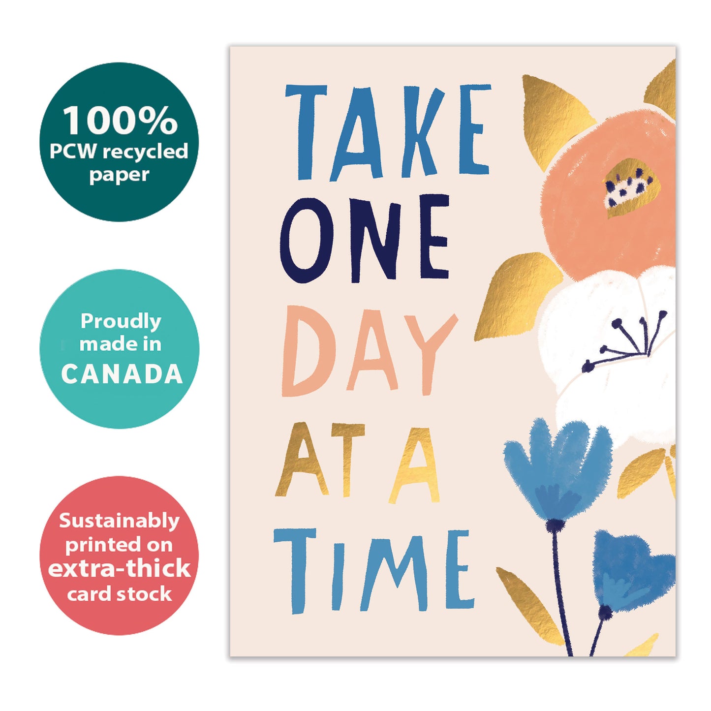 One Day At A Time Get Well Card