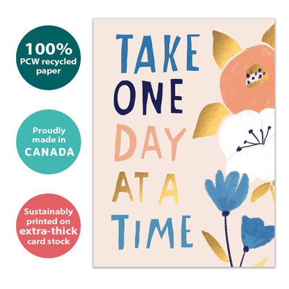 One Day At A Time Get Well Card
