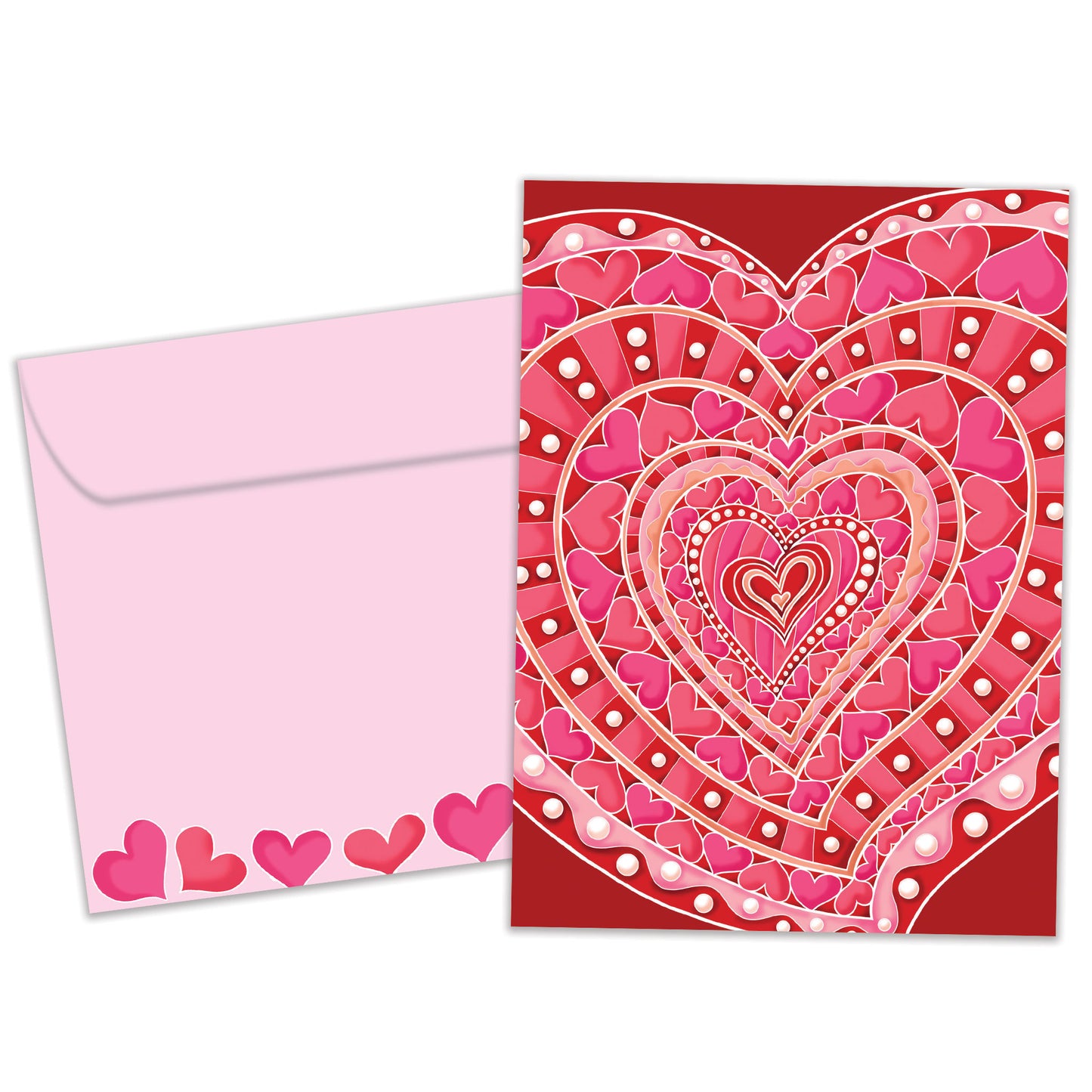 Layers of Hearts Valentine’s Day Card