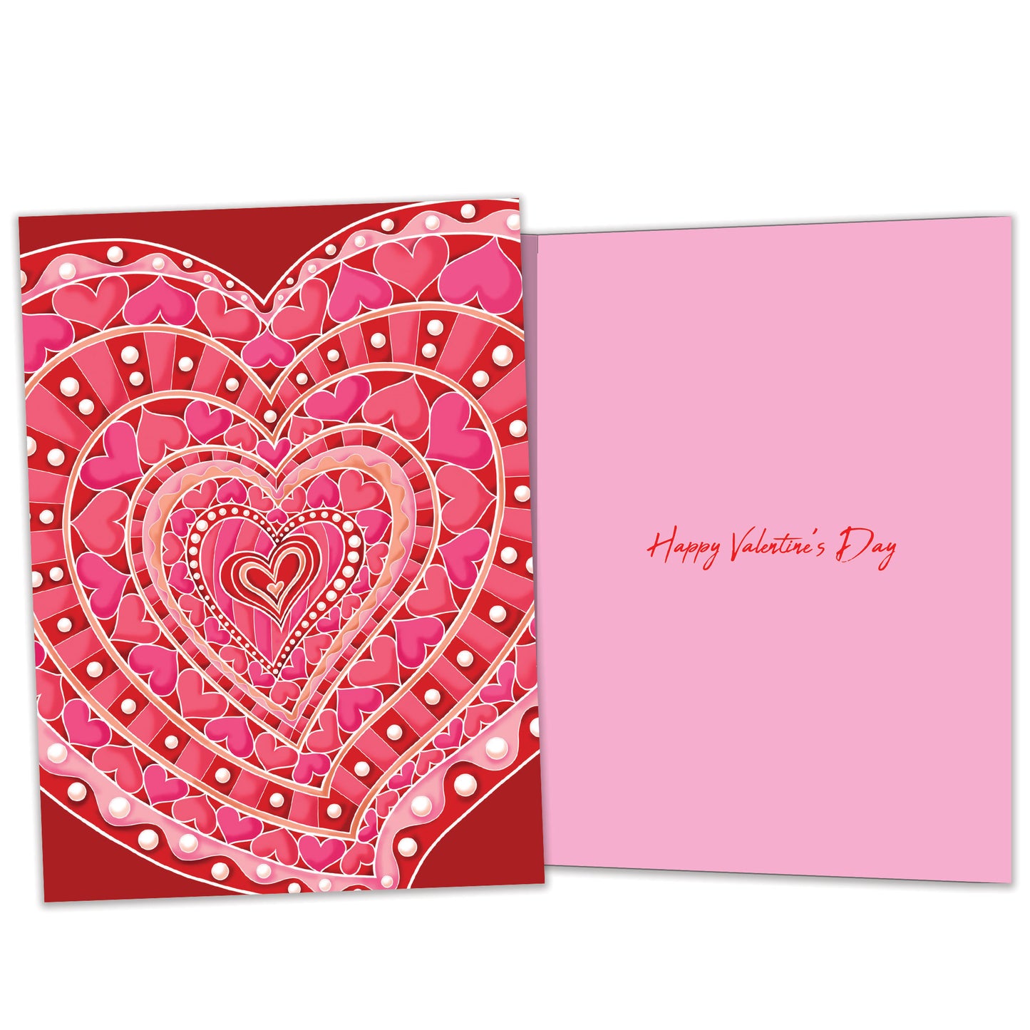 Layers of Hearts Valentine’s Day Card