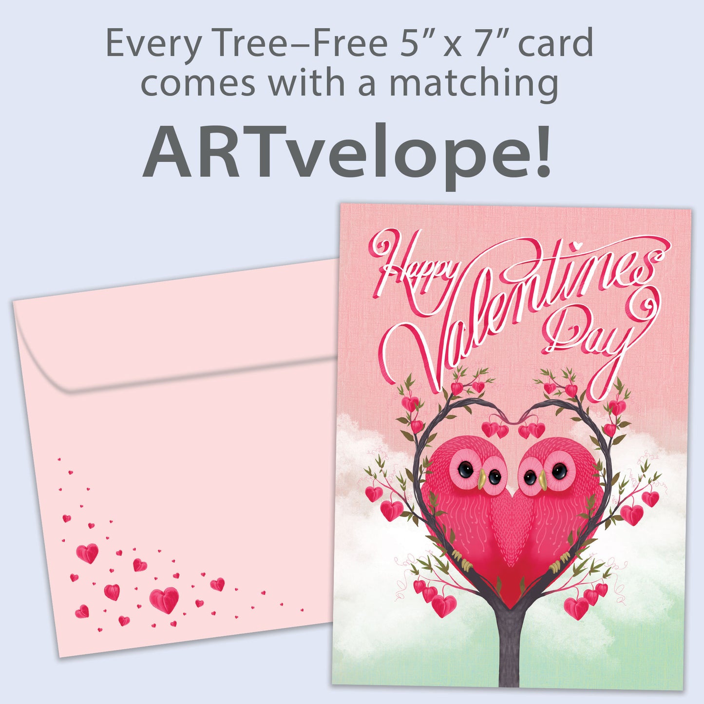 Owl Pair Valentine’s Day Card