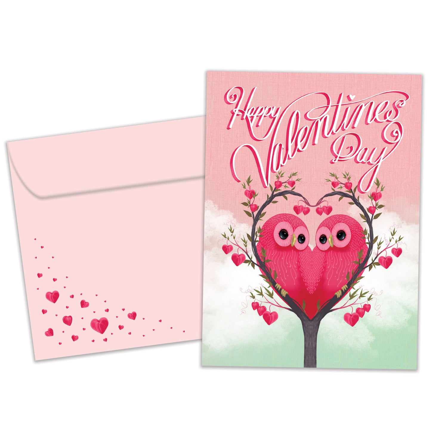 Owl Pair Valentine’s Day Card