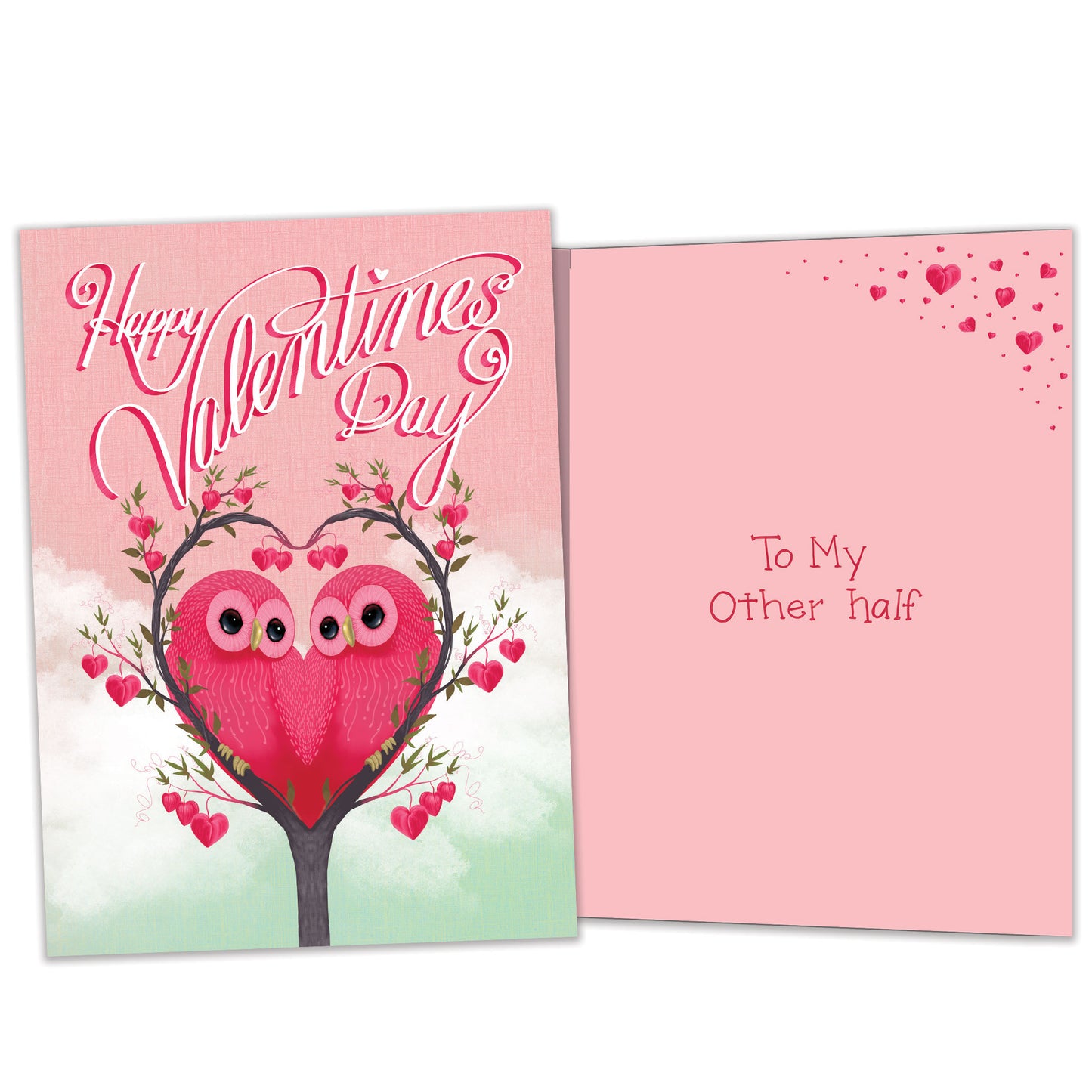 Owl Pair Valentine’s Day Card