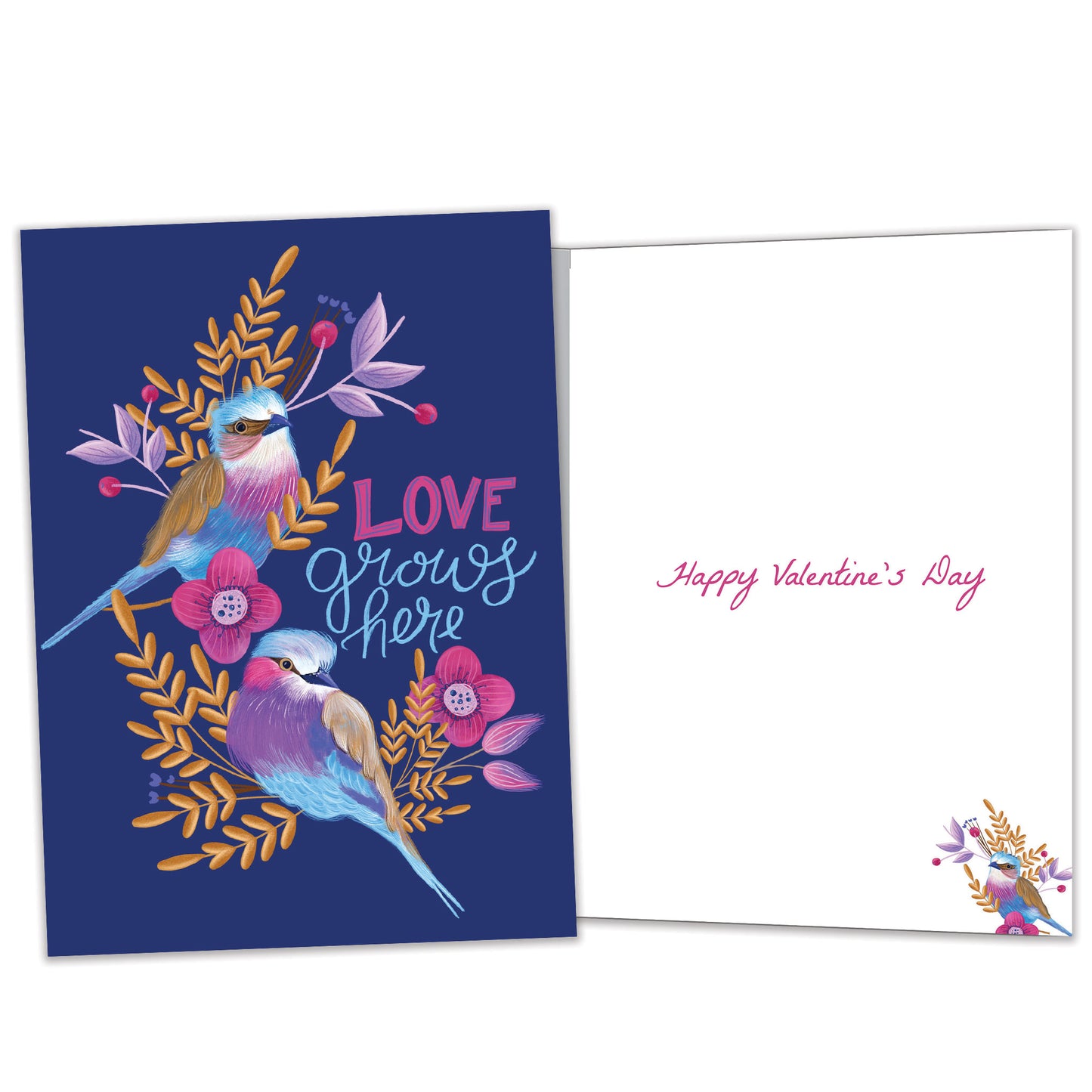 Love Grows Here Valentine’s Day Card