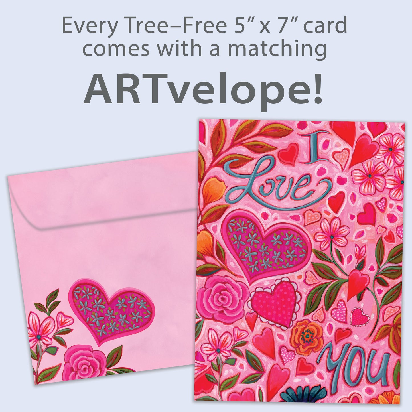 I Love You Floral Valentine’s Day Card