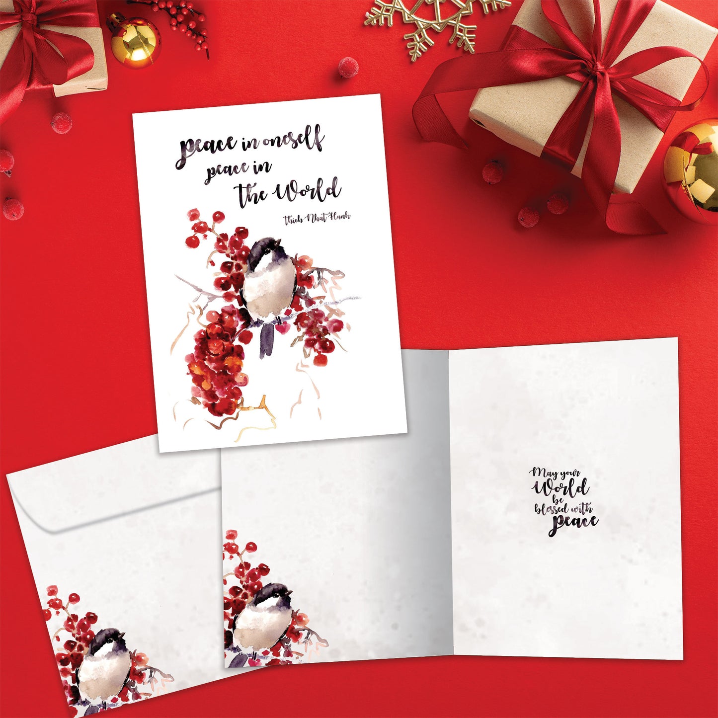 Peace In The World Holiday Card