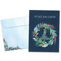 Peace On Earth Wreath Holiday Card