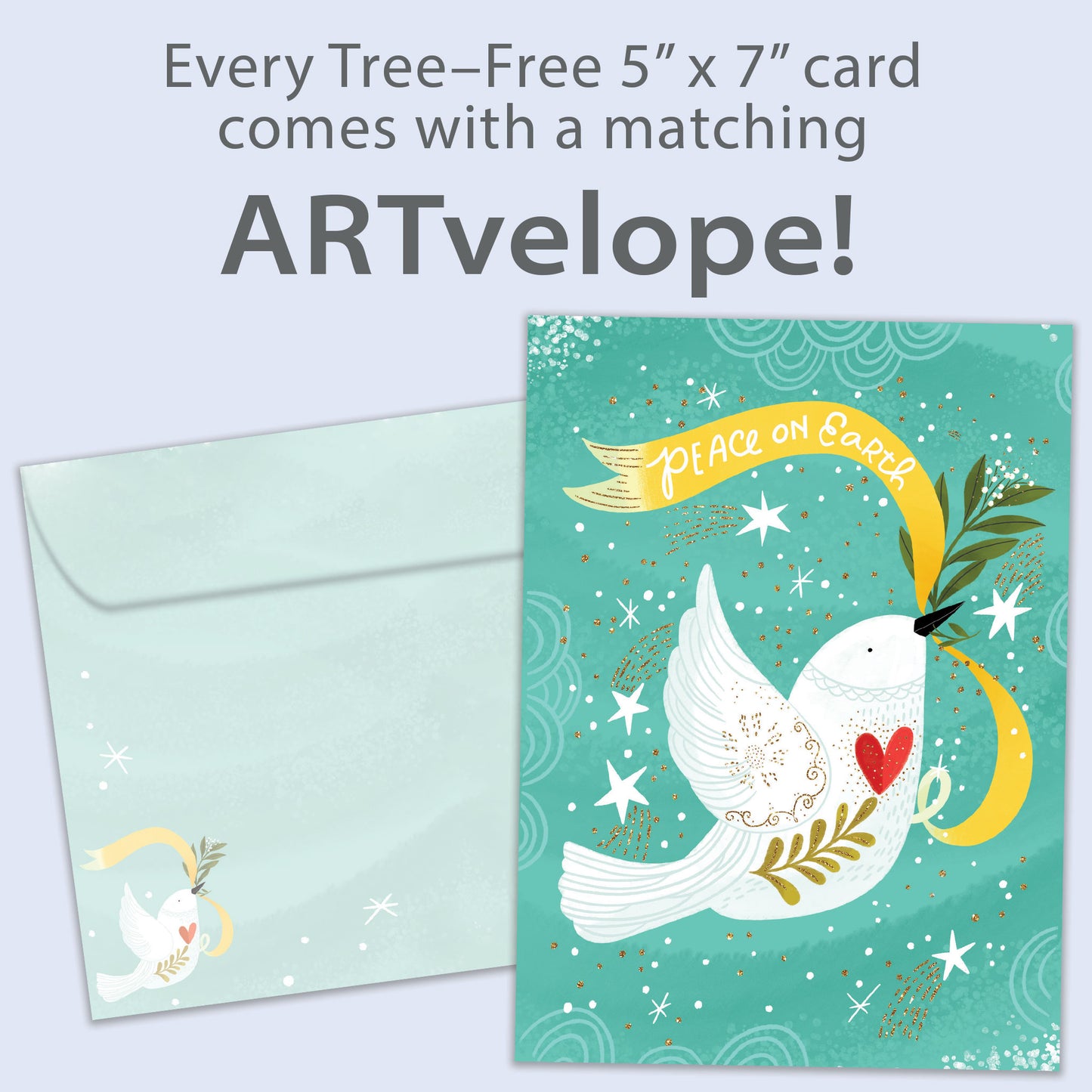Peace Dove Holiday Card