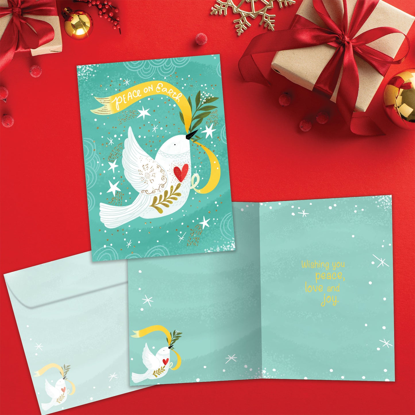 Peace Dove Holiday Card