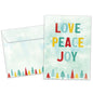 Peace Love Joy Holiday Card