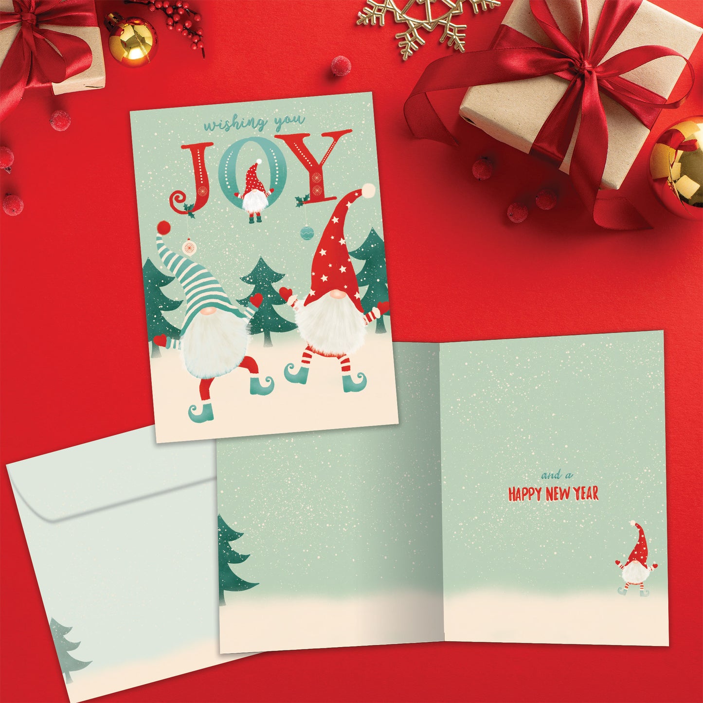 Joy Gnomes Holiday Card