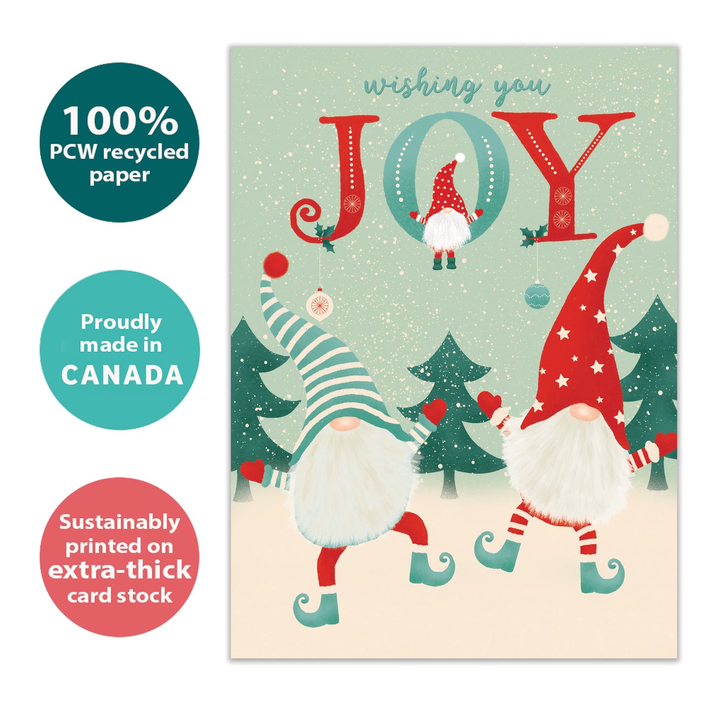 Joy Gnomes Holiday Card