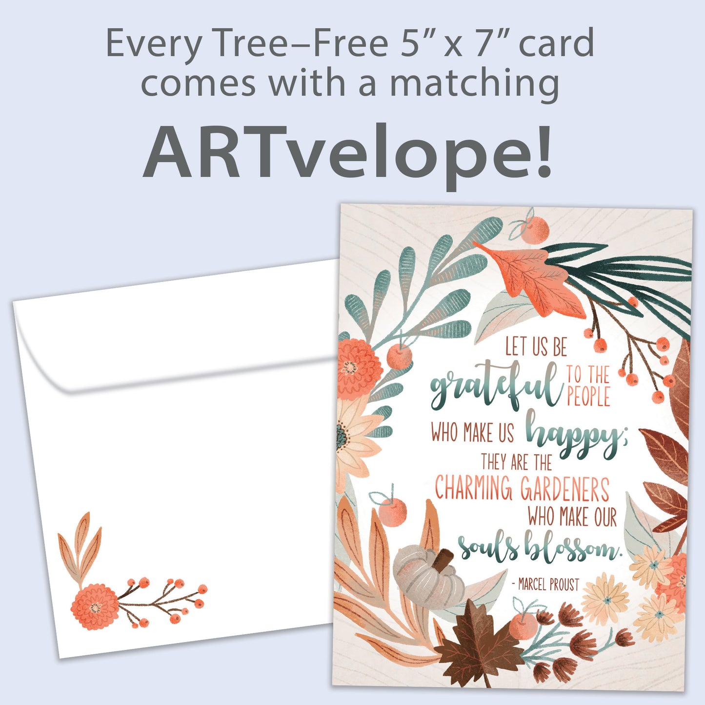 Grateful and Happy Thanksgiving Card