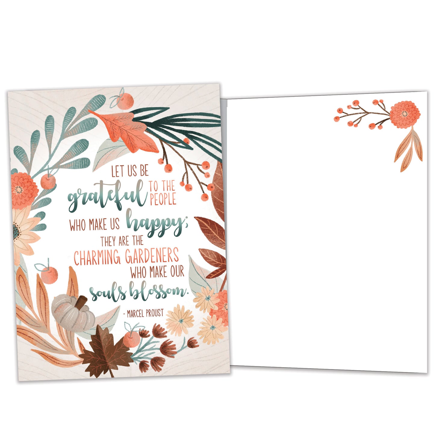 Grateful and Happy Thanksgiving Card