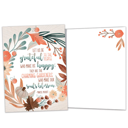 Grateful and Happy Thanksgiving Card