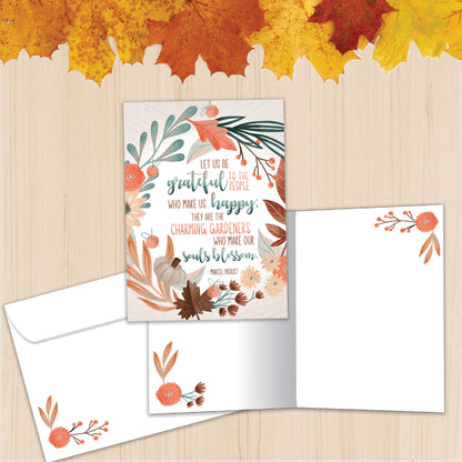 Grateful and Happy Thanksgiving Card