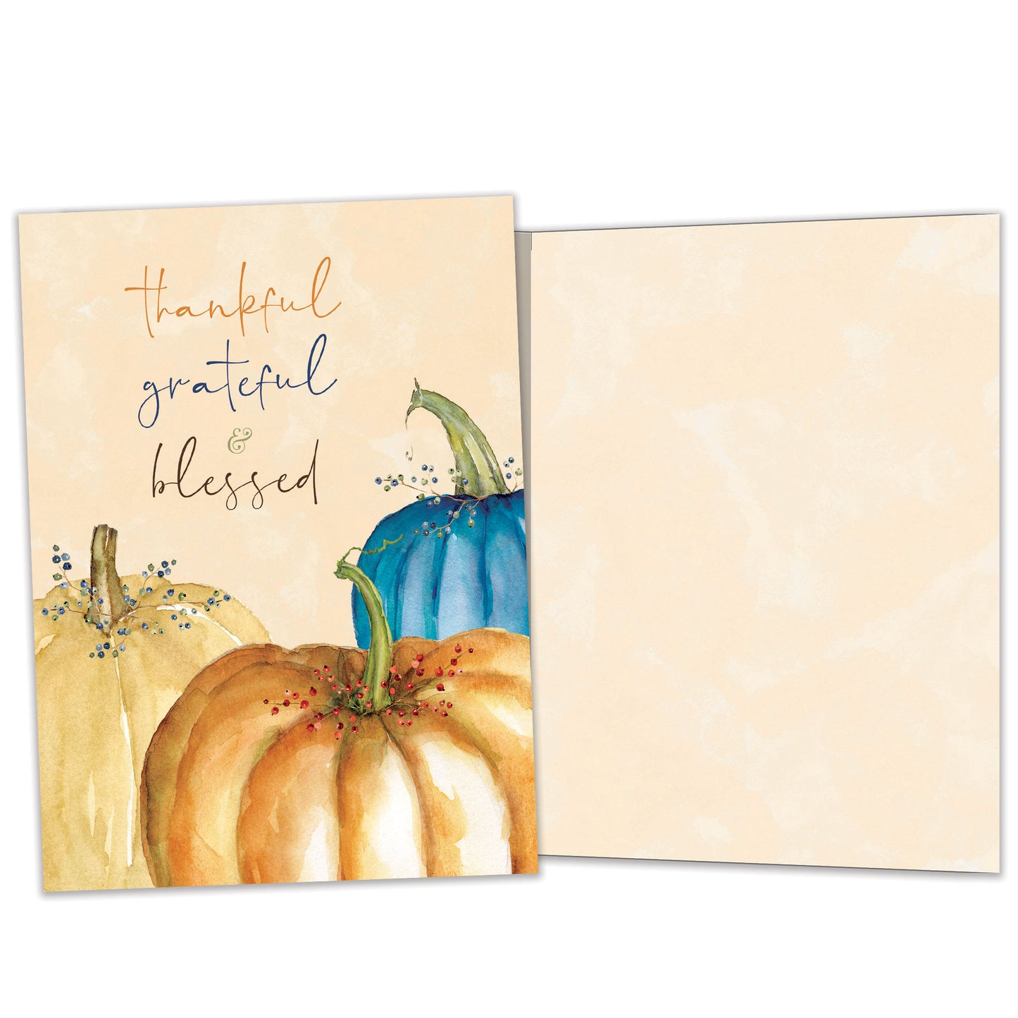 Thankful Pumpkins Thanksgiving Card