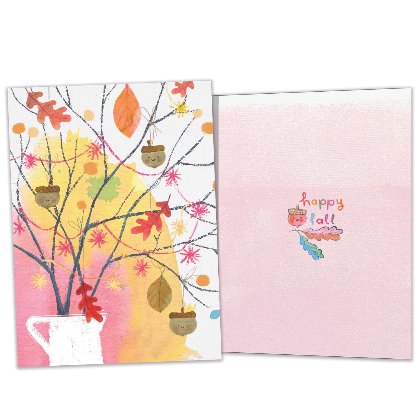 Happy Fall Bouquet Thanksgiving Card
