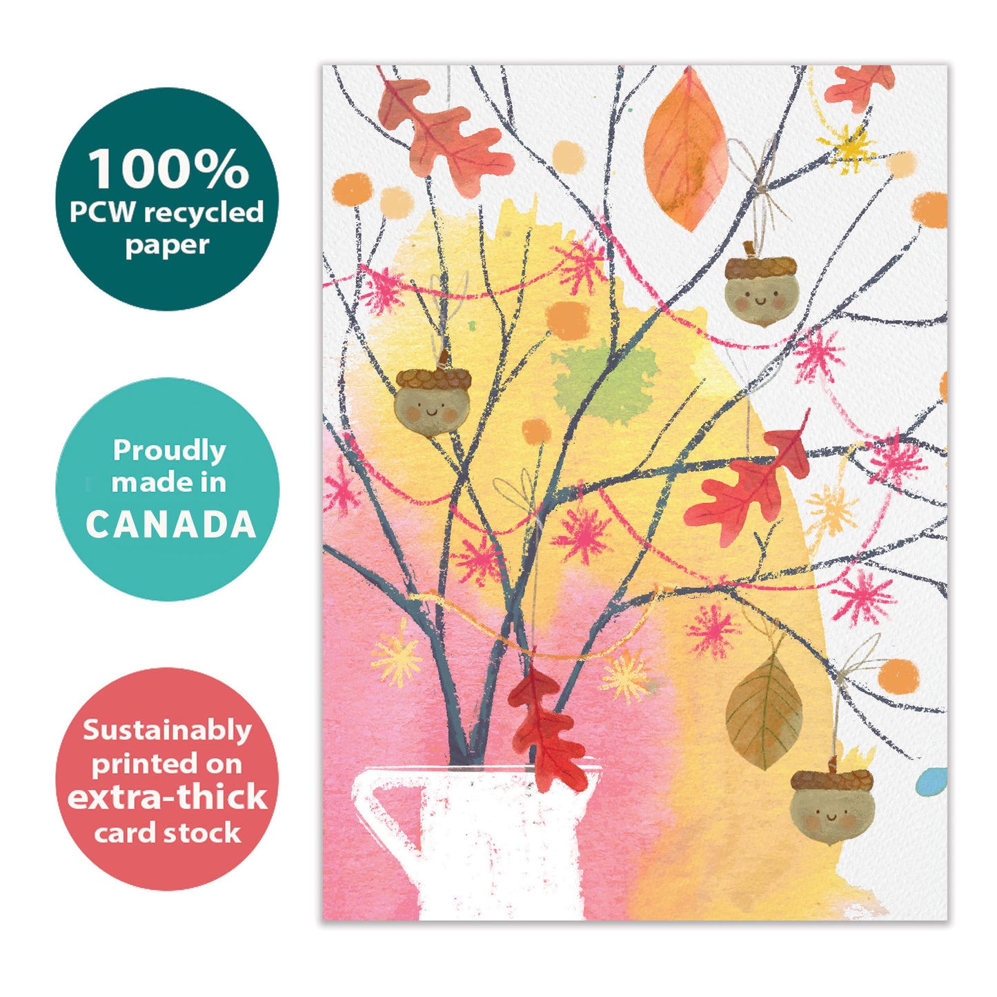 Happy Fall Bouquet Thanksgiving Card