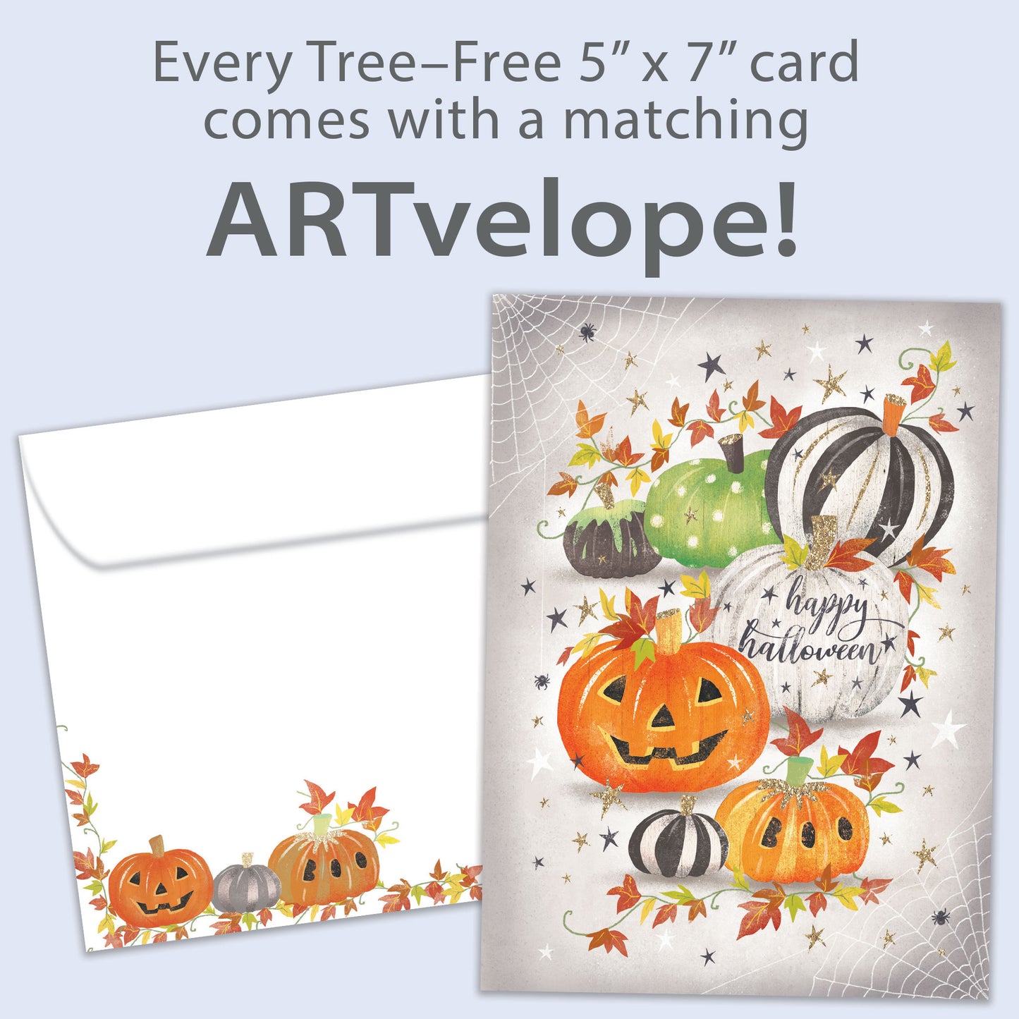 Spooky Spiders Halloween Card