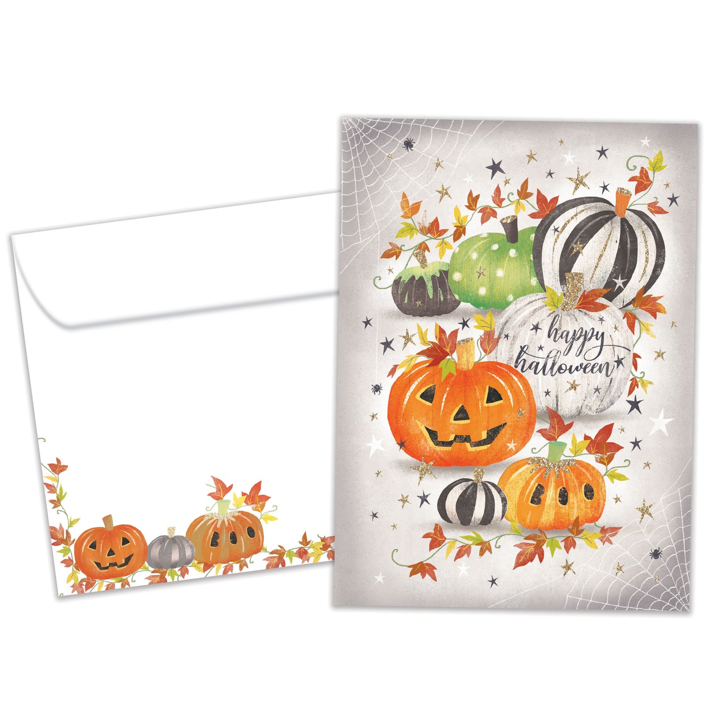 Spooky Spiders Halloween Card