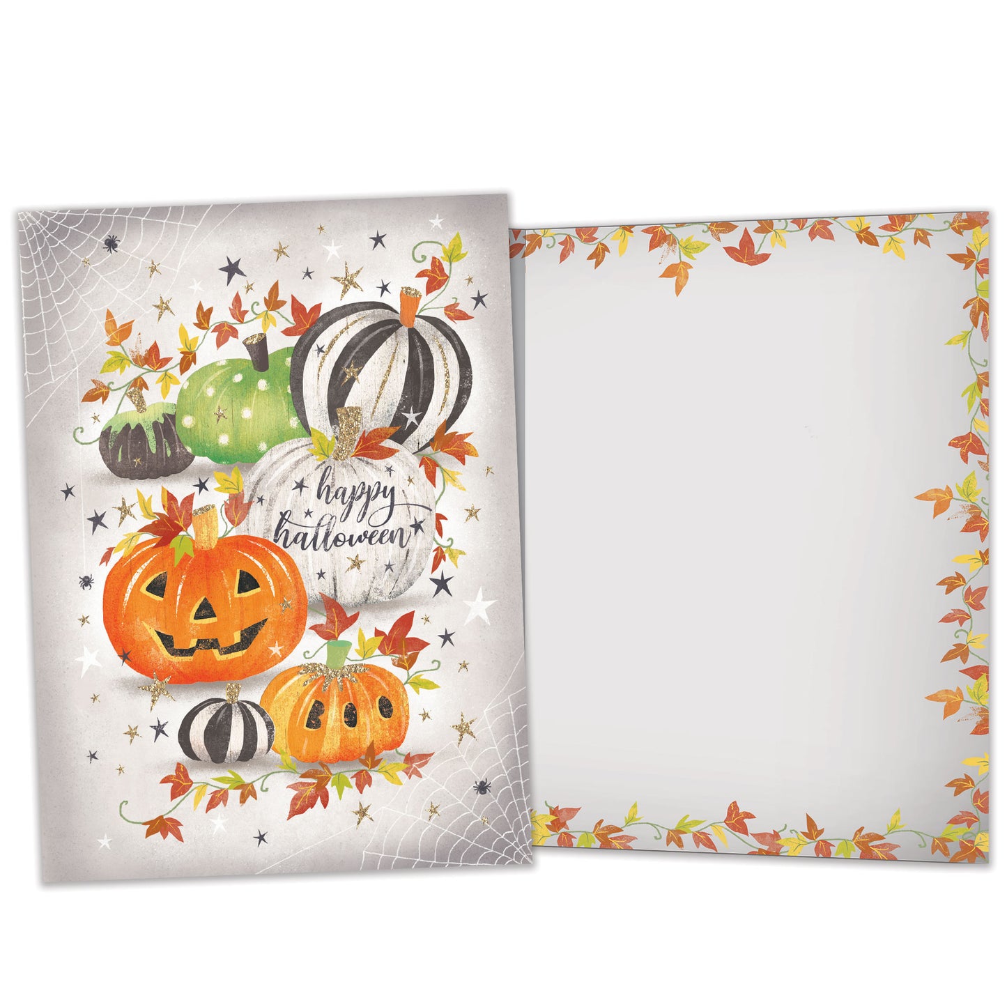 Spooky Spiders Halloween Card