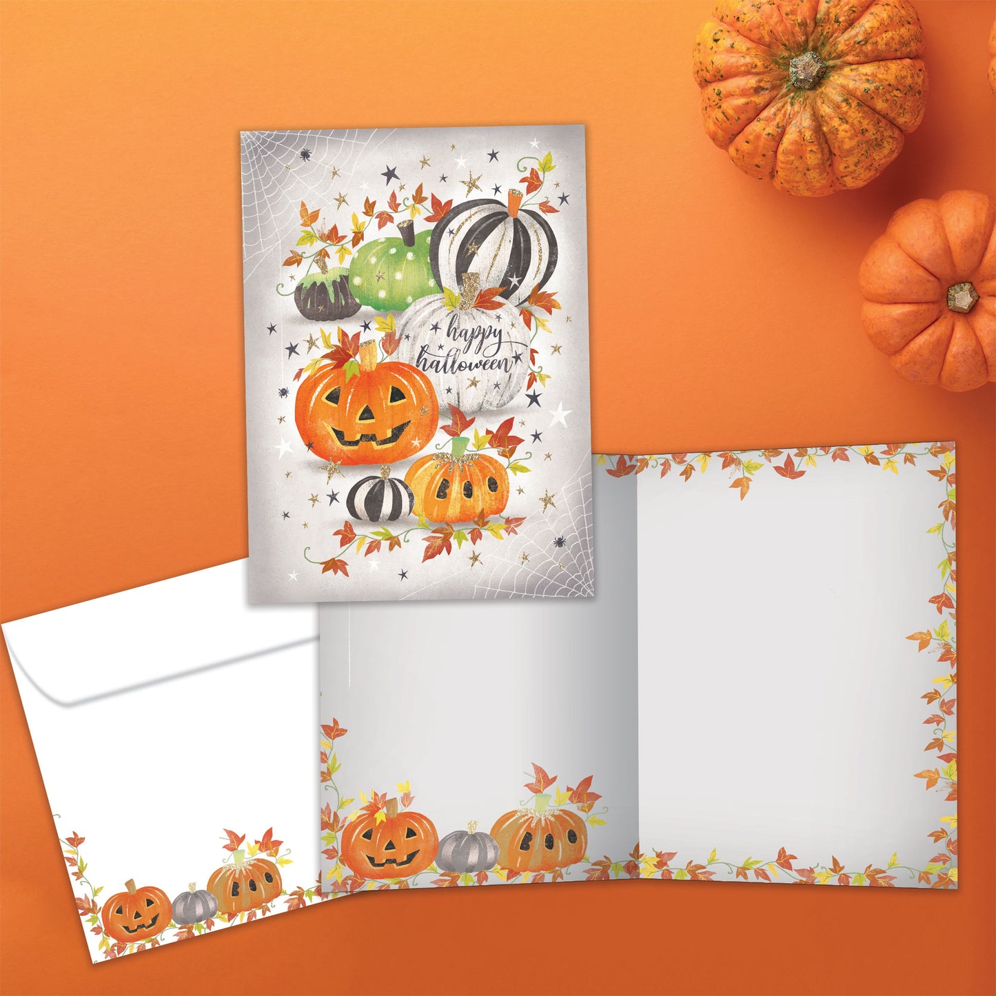 Spooky Spiders Halloween Card