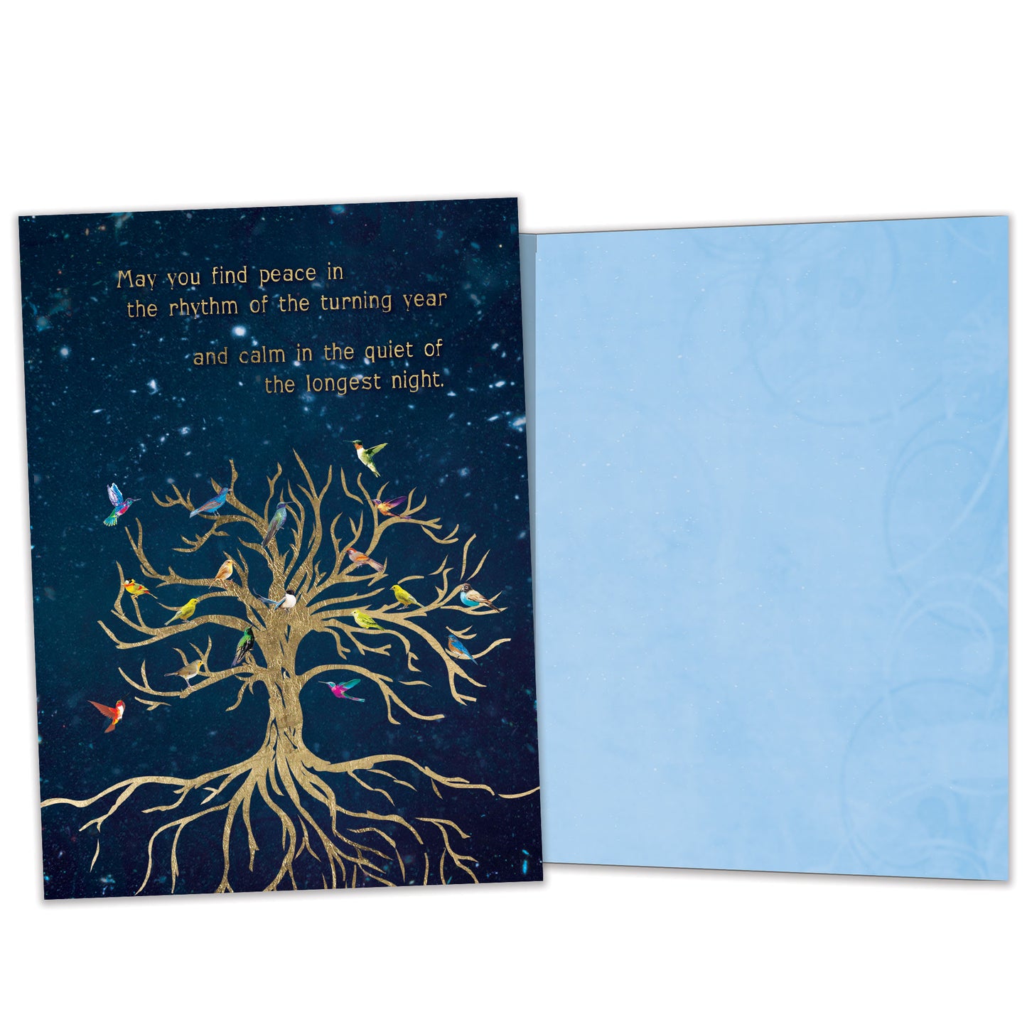 Bird Tree of Life Solstice Card