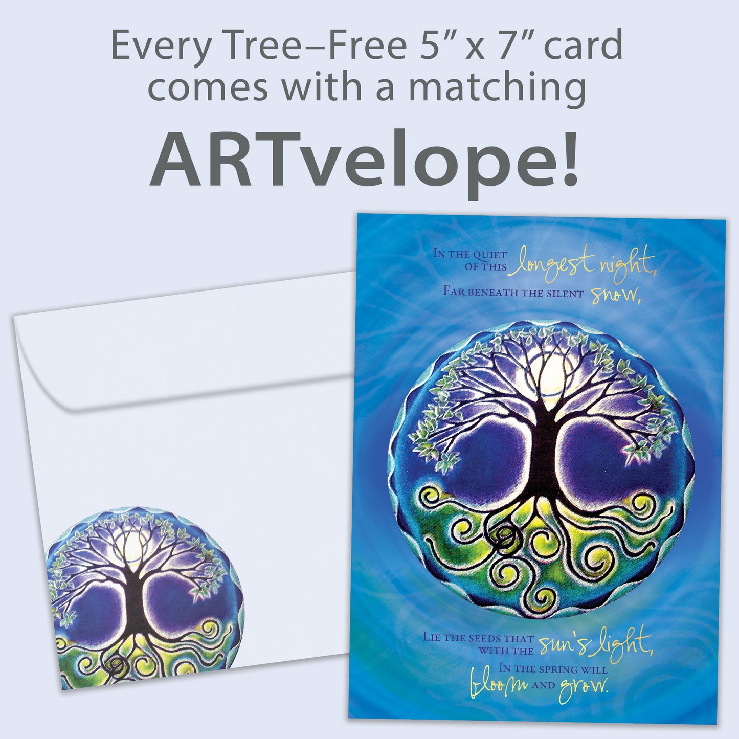 Longest Night Mandala Solstice Card