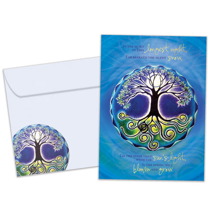 Longest Night Mandala Solstice Card