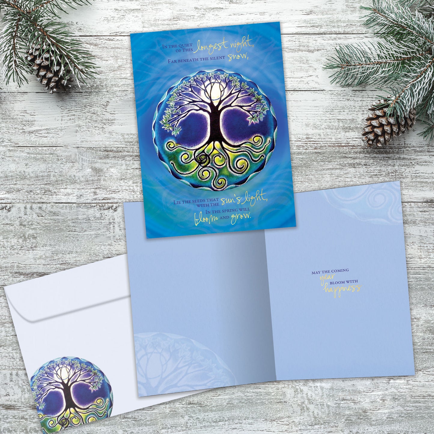 Longest Night Mandala Solstice Card