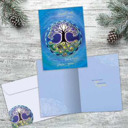 Longest Night Mandala Solstice Card