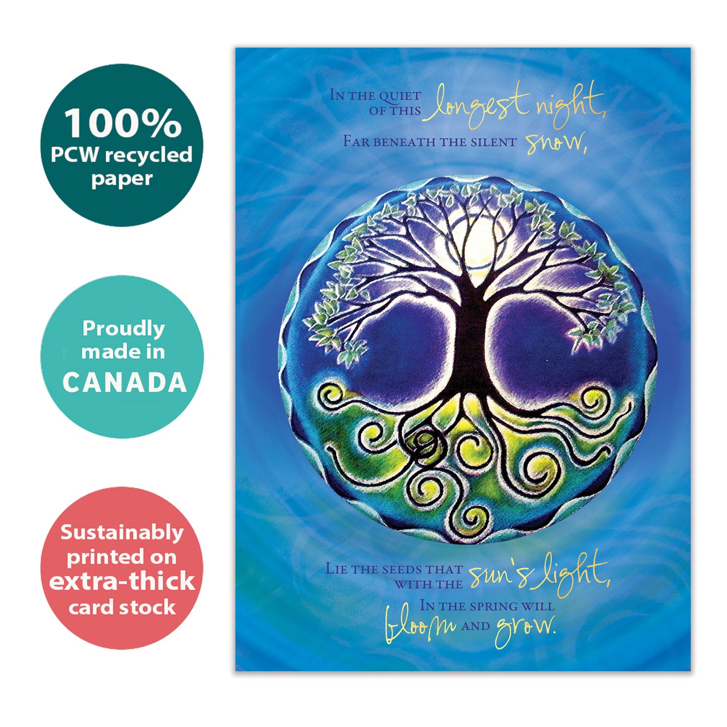 Longest Night Mandala Solstice Card
