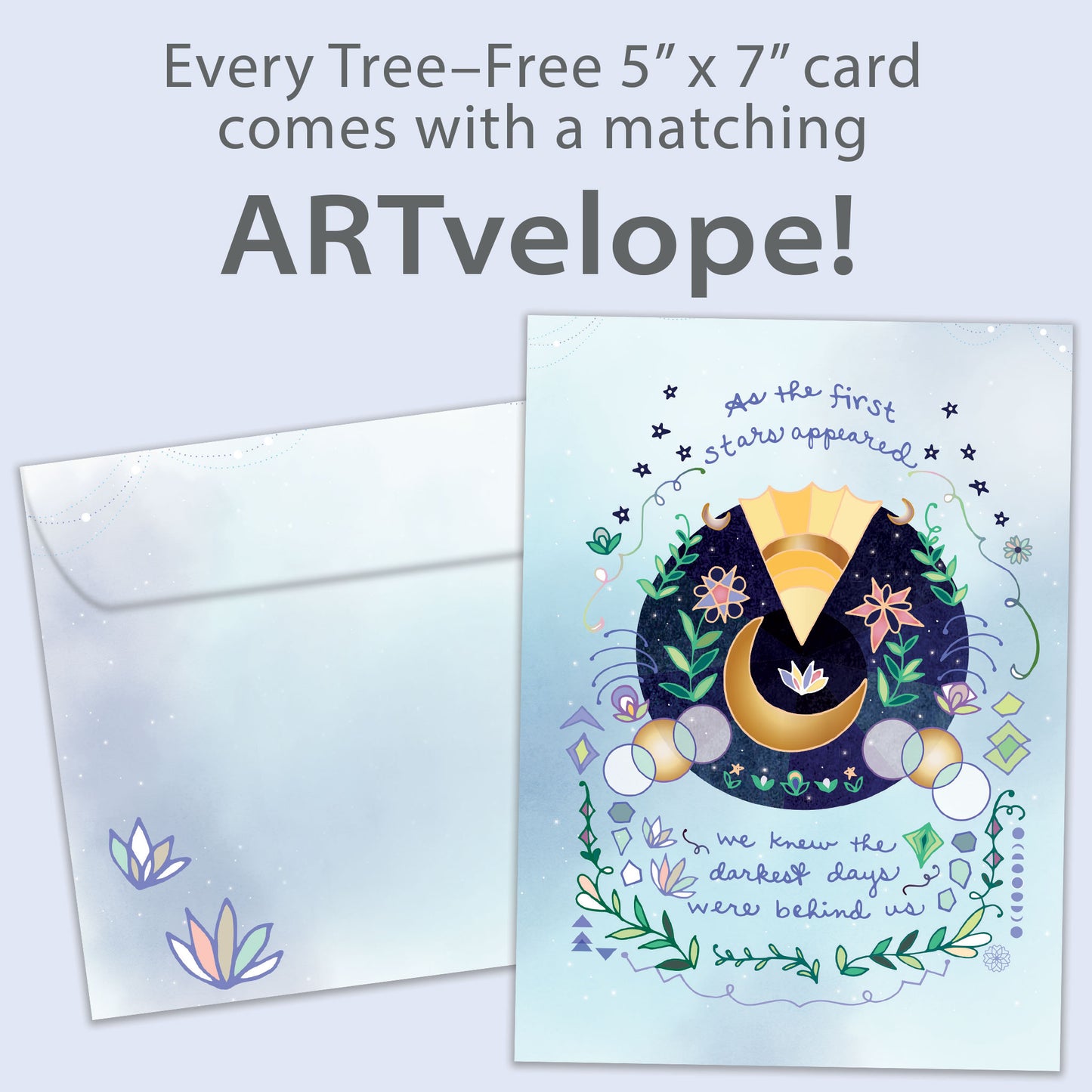 First Stars Appear Solstice Card