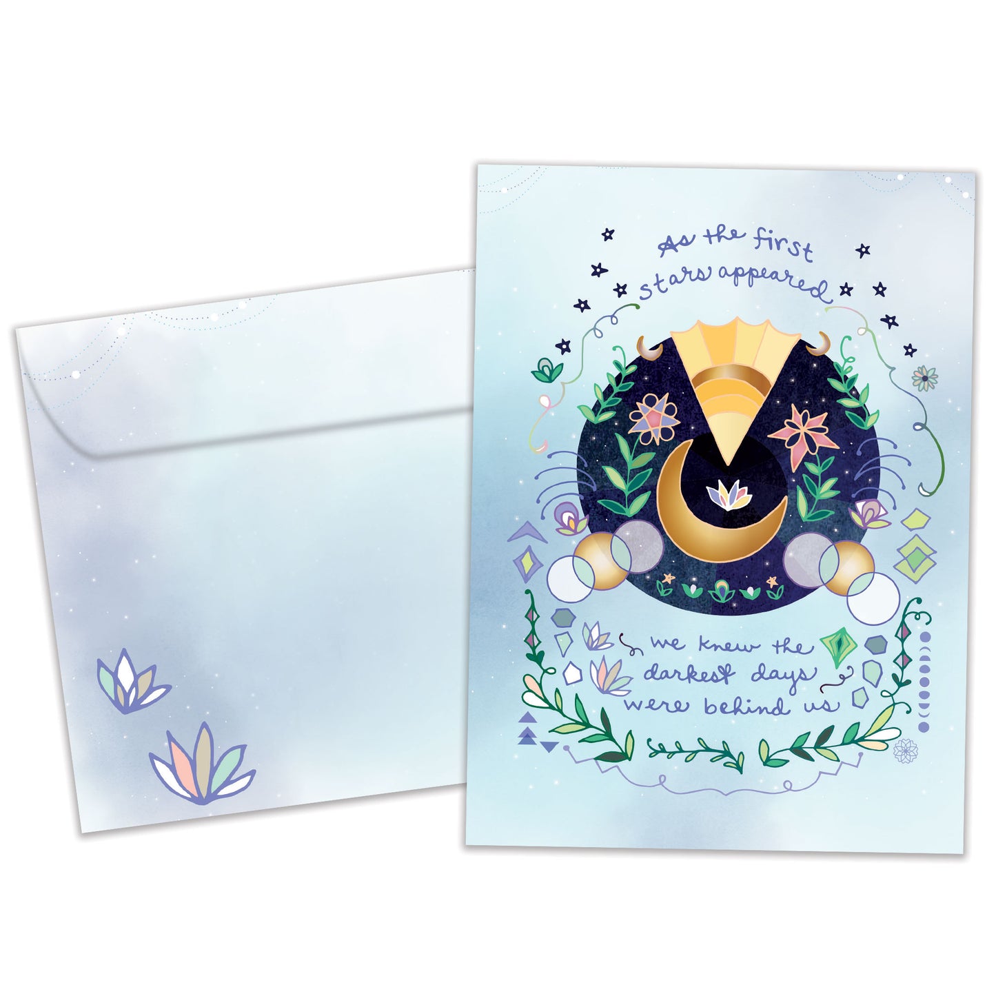First Stars Appear Solstice Card
