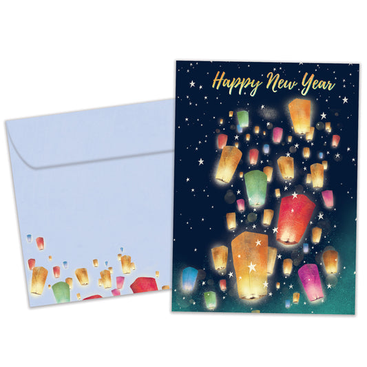 Floating Lights New Year’s Card